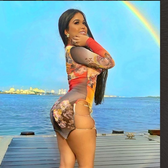 Mesh Mini Dress 🧡 - Picture 4 of 8